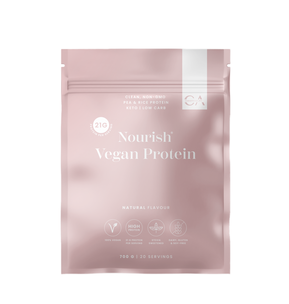 Nourish Vegan Protein — Natural (21 x 33g servings)