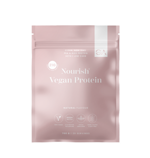 Nourish Vegan Protein — Natural (21 x 33g servings)