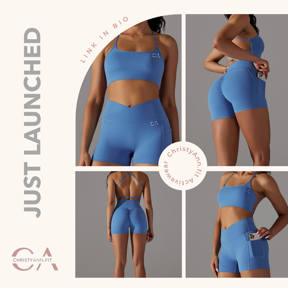 Short Activewear Set | Blue