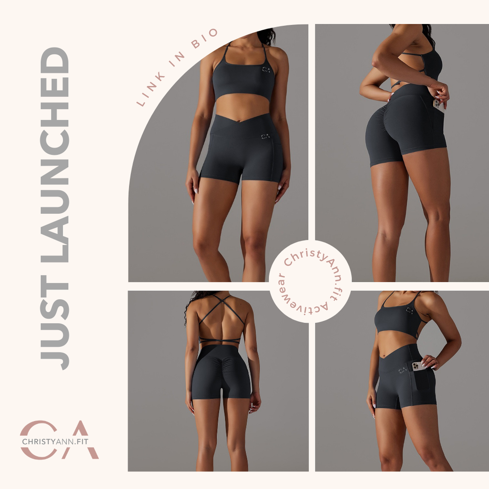Short Activewear Set | Black