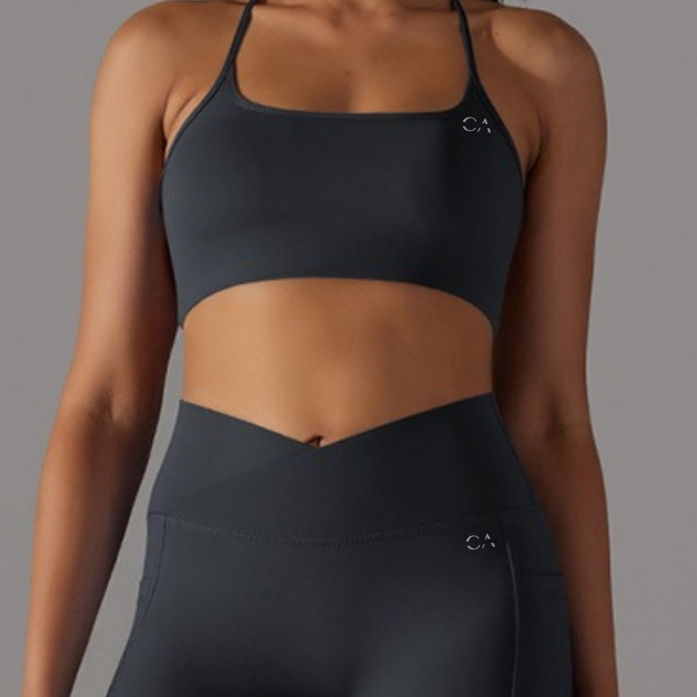 Short Activewear Set | Black