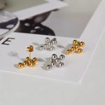 Silver Cross Earrings