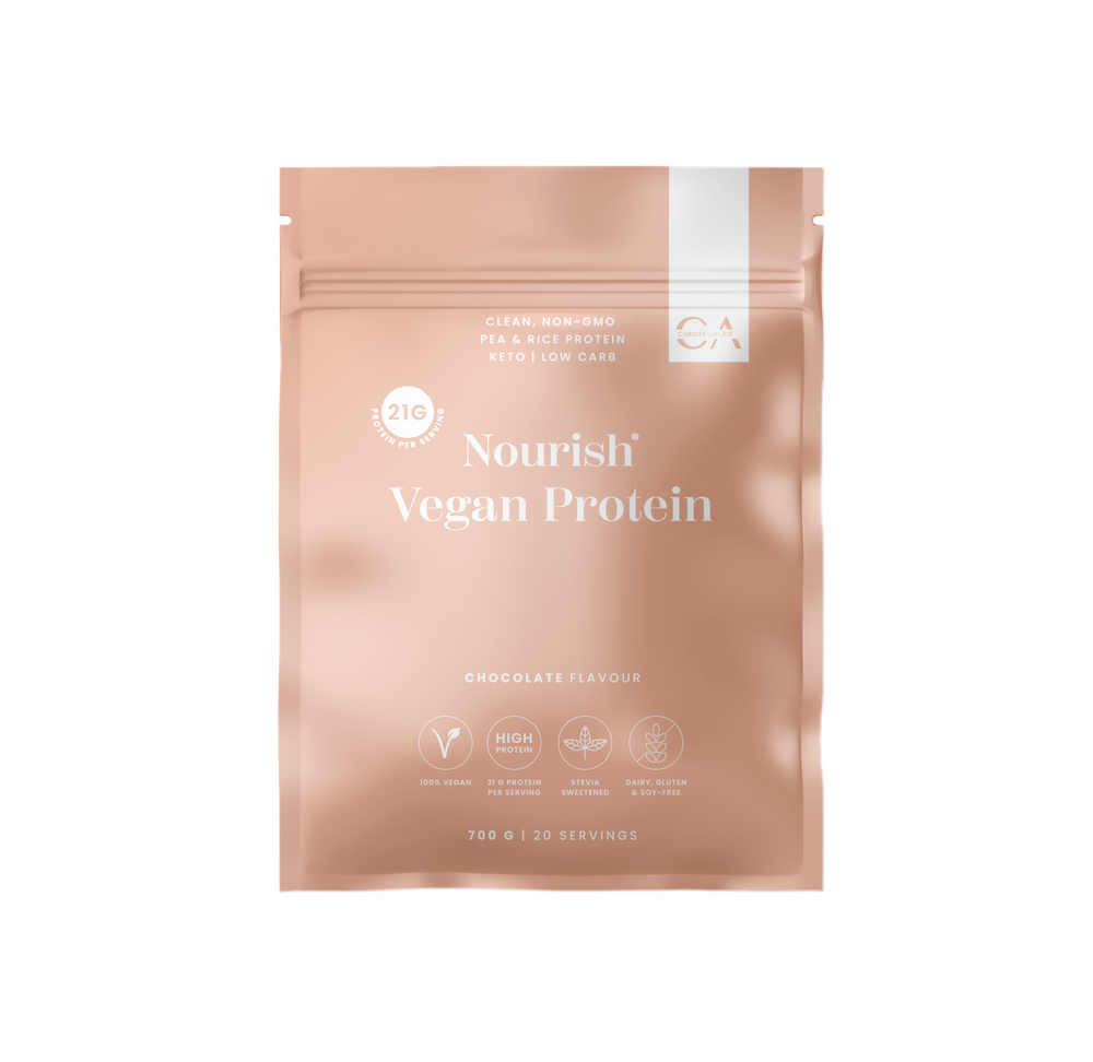 Nourish Vegan Protein — Chocolate (21 x 33g servings)