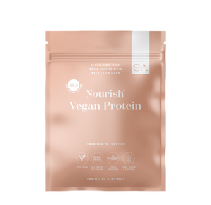 Nourish Vegan Protein — Chocolate (21 x 33g servings)