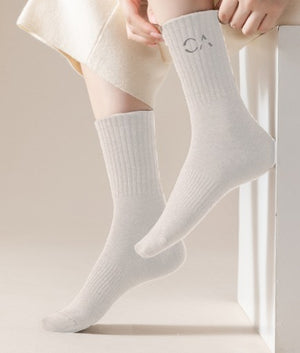 Modern White Training Socks | Pure Cotton