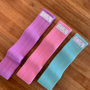 Resistance Fabric Elastic Hip Band | Set of 3 - ChristyAnn.Fit Live Workouts