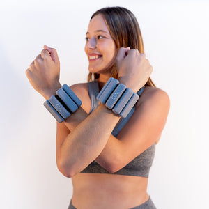 Ankle & Wrist Weight 900g | Set of 2: Light Grey - ChristyAnn.Fit Live Workouts