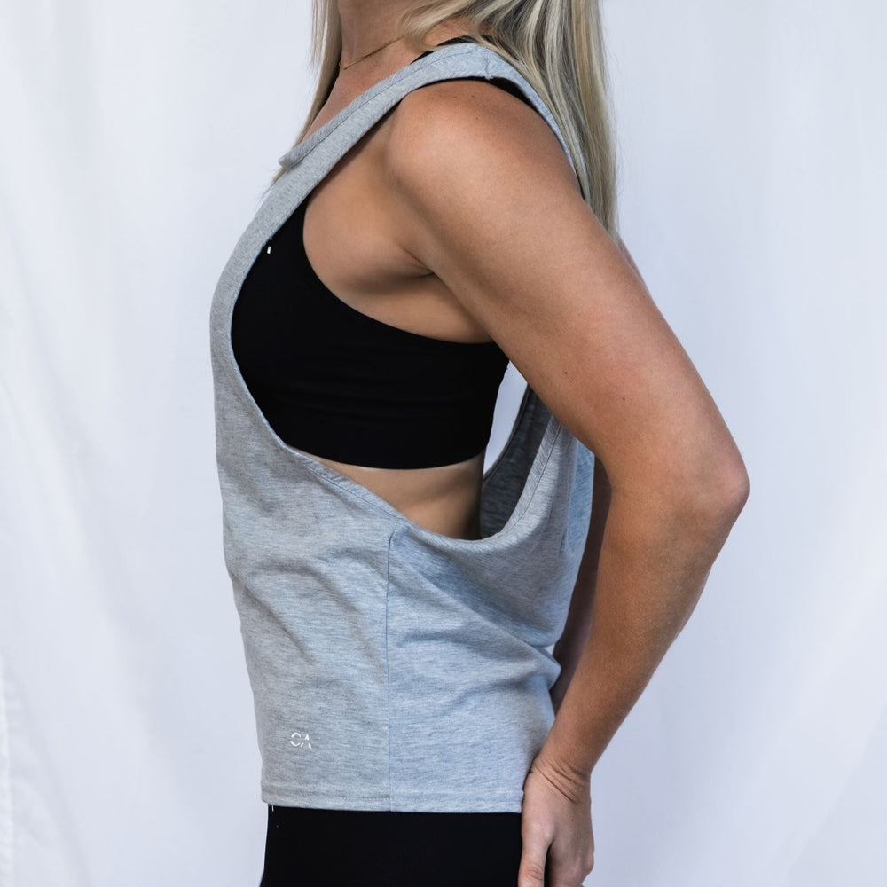 Activewear Shirt / Grey - ChristyAnn.Fit Live Workouts