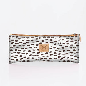 Pencil Case Triple Zip Laminated Fabric - ChristyAnn.Fit Live Workouts
