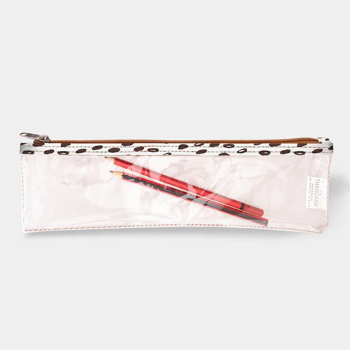 
                
                    Load image into Gallery viewer, Pencil Case Clear Fabric - ChristyAnn.Fit Live Workouts
                
            