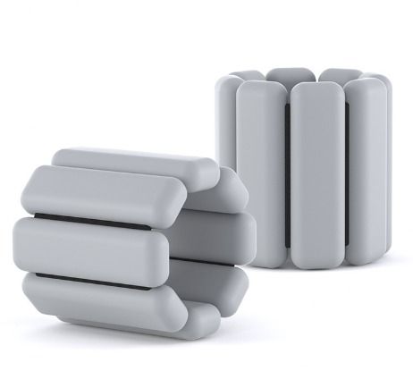 Ankle & Wrist Weight 1800g | Set of 2: Light Grey - ChristyAnn.Fit Live Workouts
