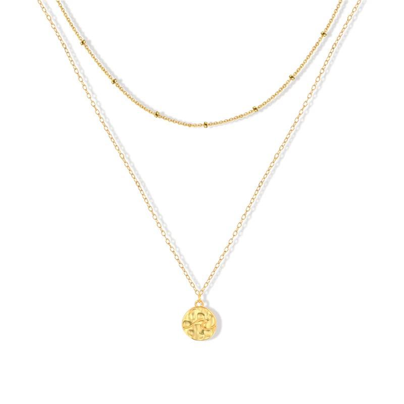 Coin Wave Necklace : Gold Plated - ChristyAnn.Fit Live Workouts