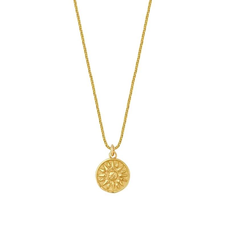 Coin Sun Necklace: Gold Plated - ChristyAnn.Fit Live Workouts