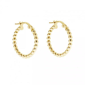 Looped Round Ball Earrings : Gold Plated - ChristyAnn.Fit Live Workouts
