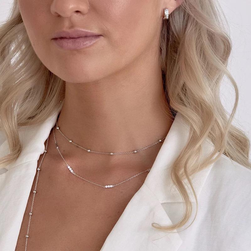 Minimal Stud Cluster Necklace: Gold Plated - ChristyAnn.Fit Live Workouts