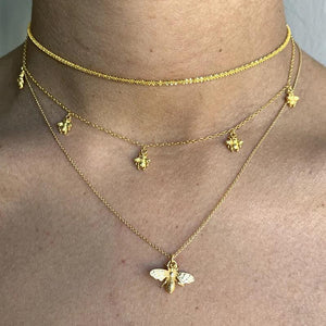 Bee Necklace : Gold Plated - ChristyAnn.Fit Live Workouts