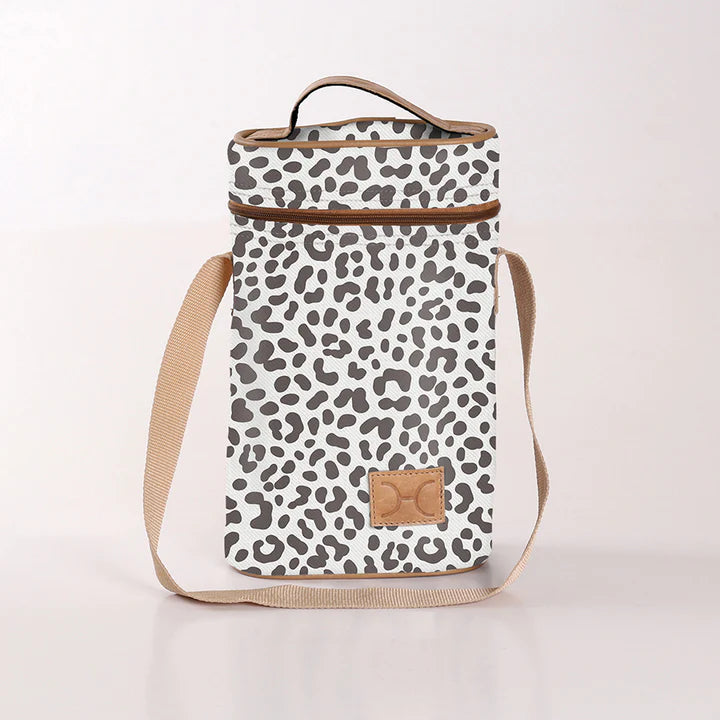 Wine Cooler Double Carry Laminated Fabric - ChristyAnn.Fit Live Workouts