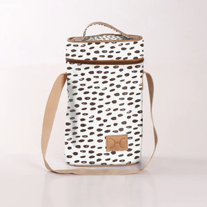 Wine Cooler Double Carry Laminated Fabric - ChristyAnn.Fit Live Workouts