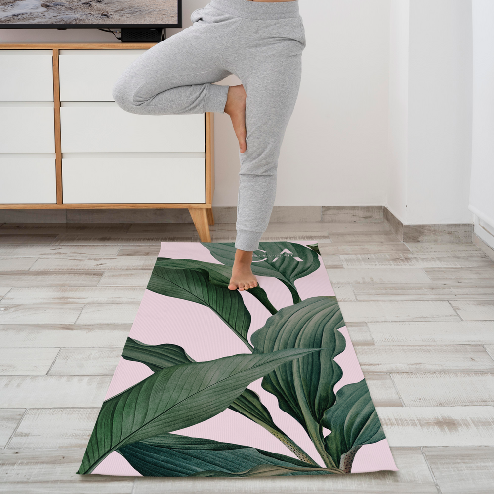 
                
                    Load image into Gallery viewer, Yoga Mat | Green Plant - ChristyAnn.Fit Live Workouts
                
            