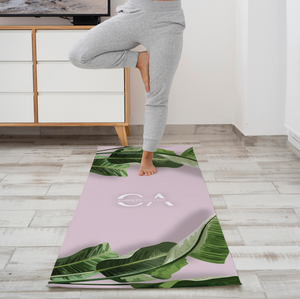 
                
                    Load image into Gallery viewer, Yoga Mat | Tropical Leaf - ChristyAnn.Fit Live Workouts
                
            